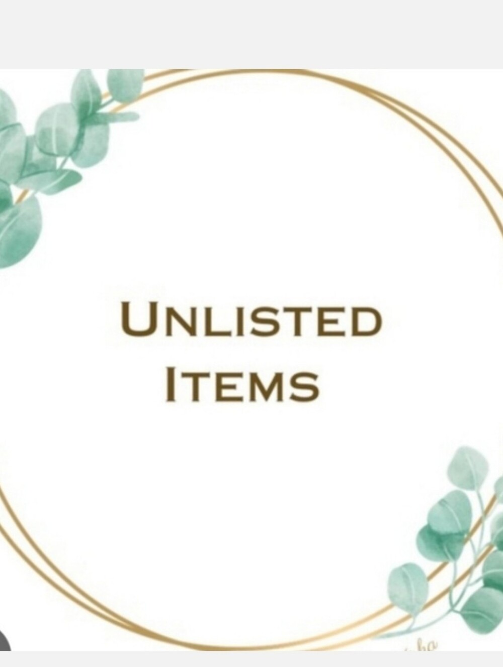FAITH- UNLISTED ITEMS IN LIVE SHOW